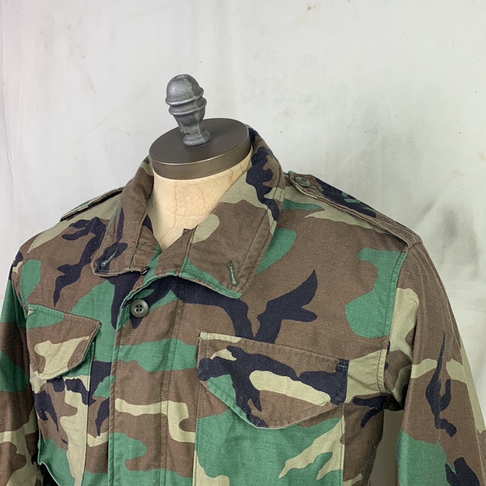 1990s Tricolor Cold Weather Military Jacket - Picture 2 of 10